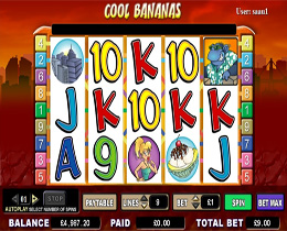 Cool Bananas is a WMS Video Slot with a Monkey theme