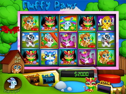 Screenshot of Fluffy Paws Slot