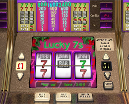 Lucky 7's Slot Screenshot