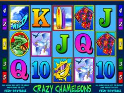 Crazy Chameleons Slot Screenshot