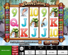 Bearly Fishing Slot - Microgaming