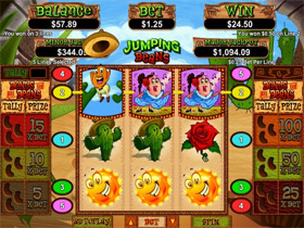 Jumping Beans Slot Screenshot