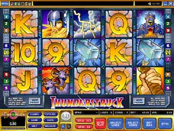 Thunderstruck Slot Screenshot