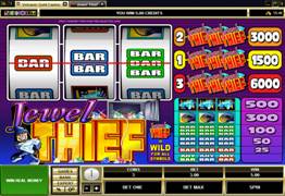 Jewel Thief Slot Screenshot