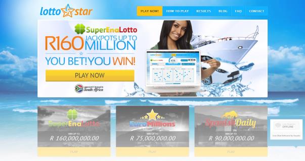 LottoStar.co.za Website