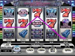 Retro Reel Diamond Glitz Slot Screenshot